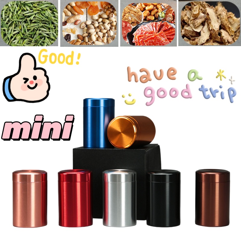 Coffee Tea Jars - Mini Airtight Smell Proof Container Quality