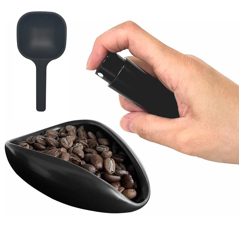 Coffee Tea Jars - Coffee Bean Measuring Cup Spoon Spray