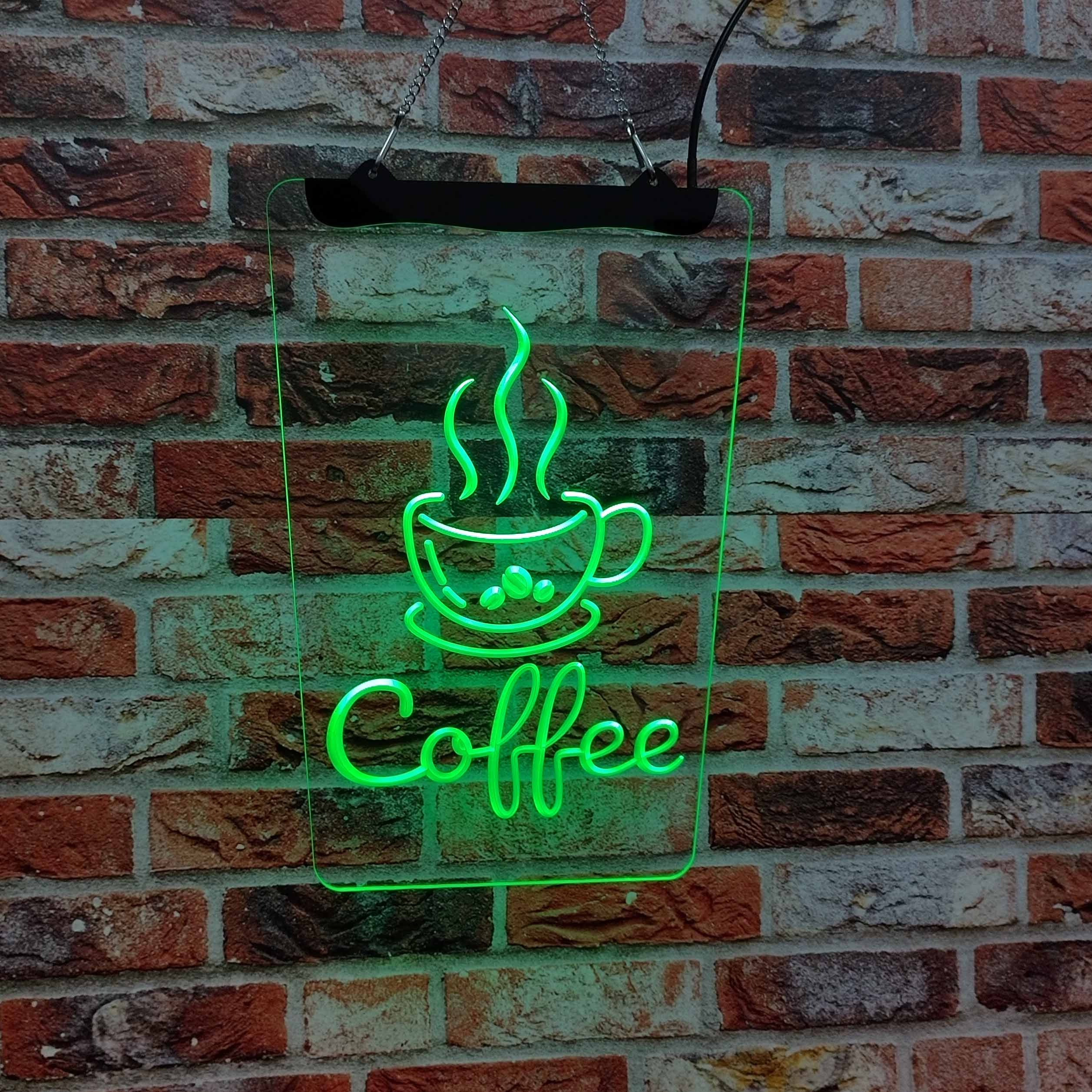 Coffee Tea Neon Sign - Coffee milk tea shop cappuccino LED