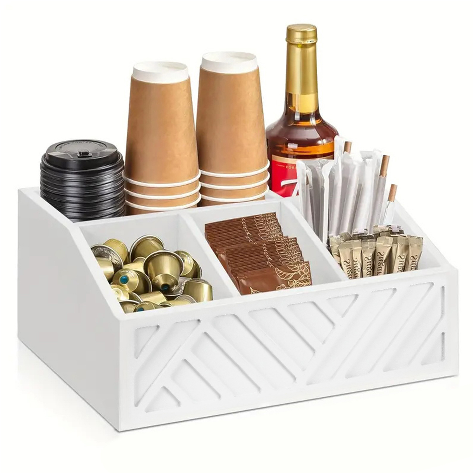 Coffee Bag Storage Box Wooden  - đánh giá và giá Coffee Tea Display