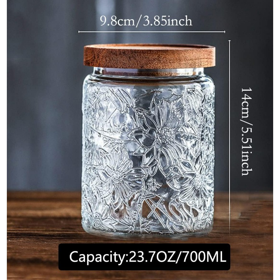ANSQU Vintage Glass Jar with L - đánh giá và giá Coffee Tea Jars