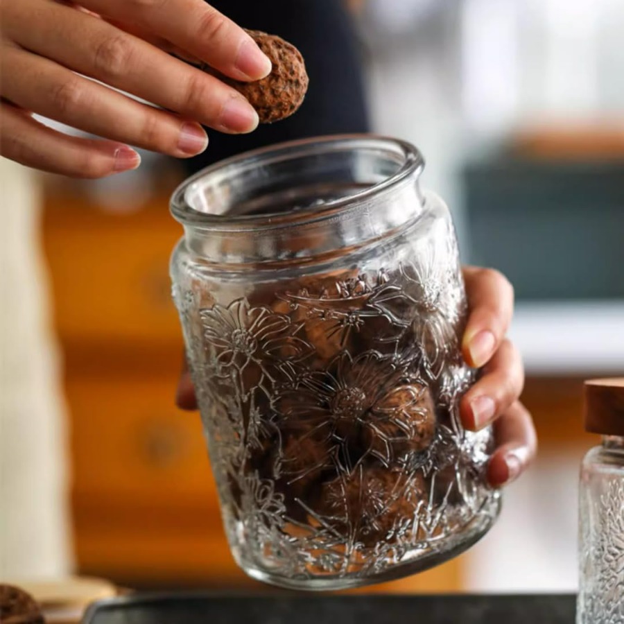 ANSQU Vintage Glass Jar with L - đánh giá và giá Coffee Tea Jars
