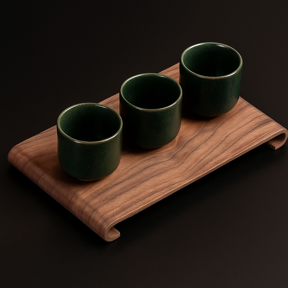 Practical Rectangular Walnut T - đánh giá và giá Coffee Tea Display