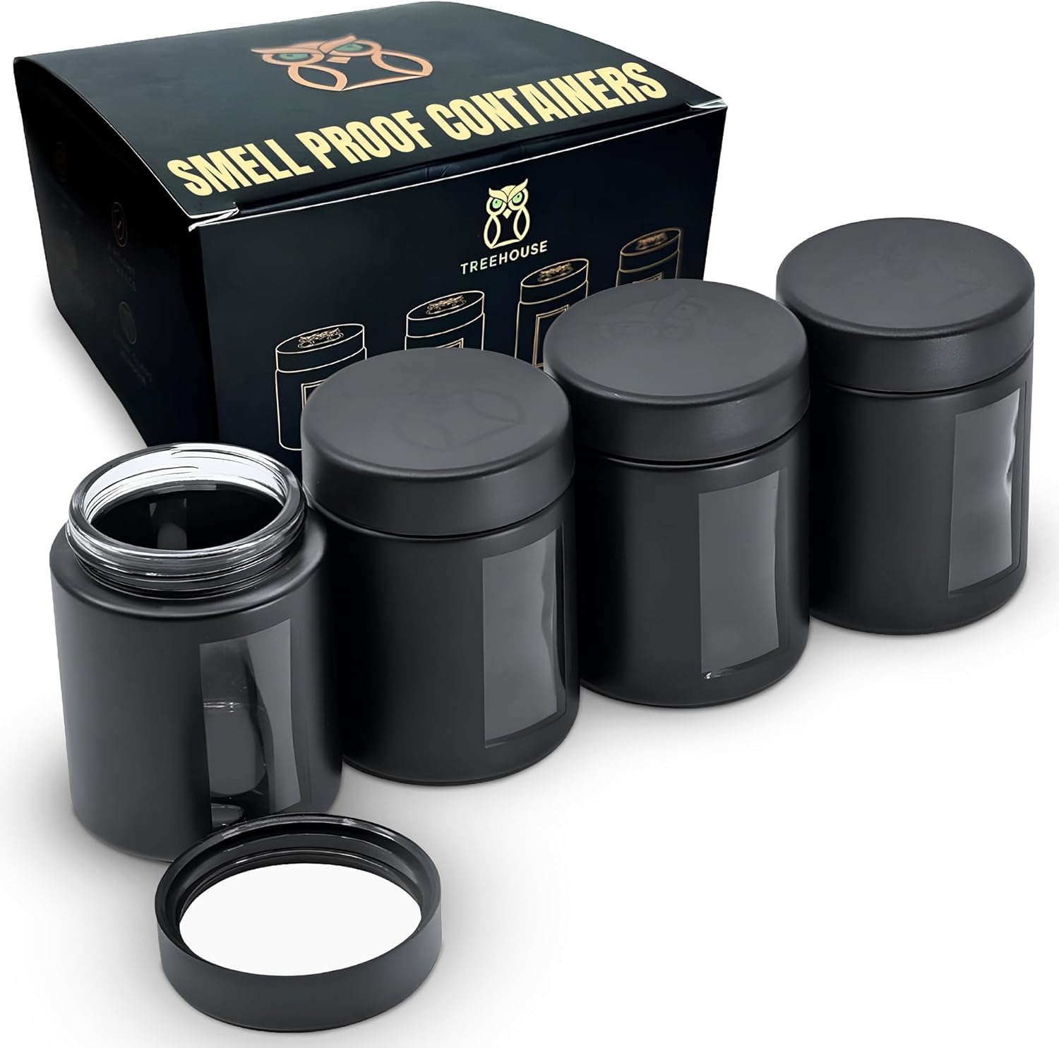 Treehouse Smell Proof Containe - đánh giá và giá Coffee Tea Jars