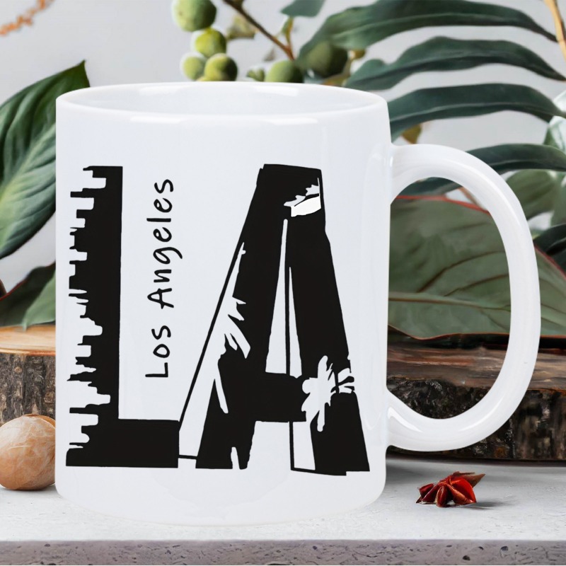 Los Angeles-Themed Ceramic Cof - đánh giá và giá Coffee Tea Icon