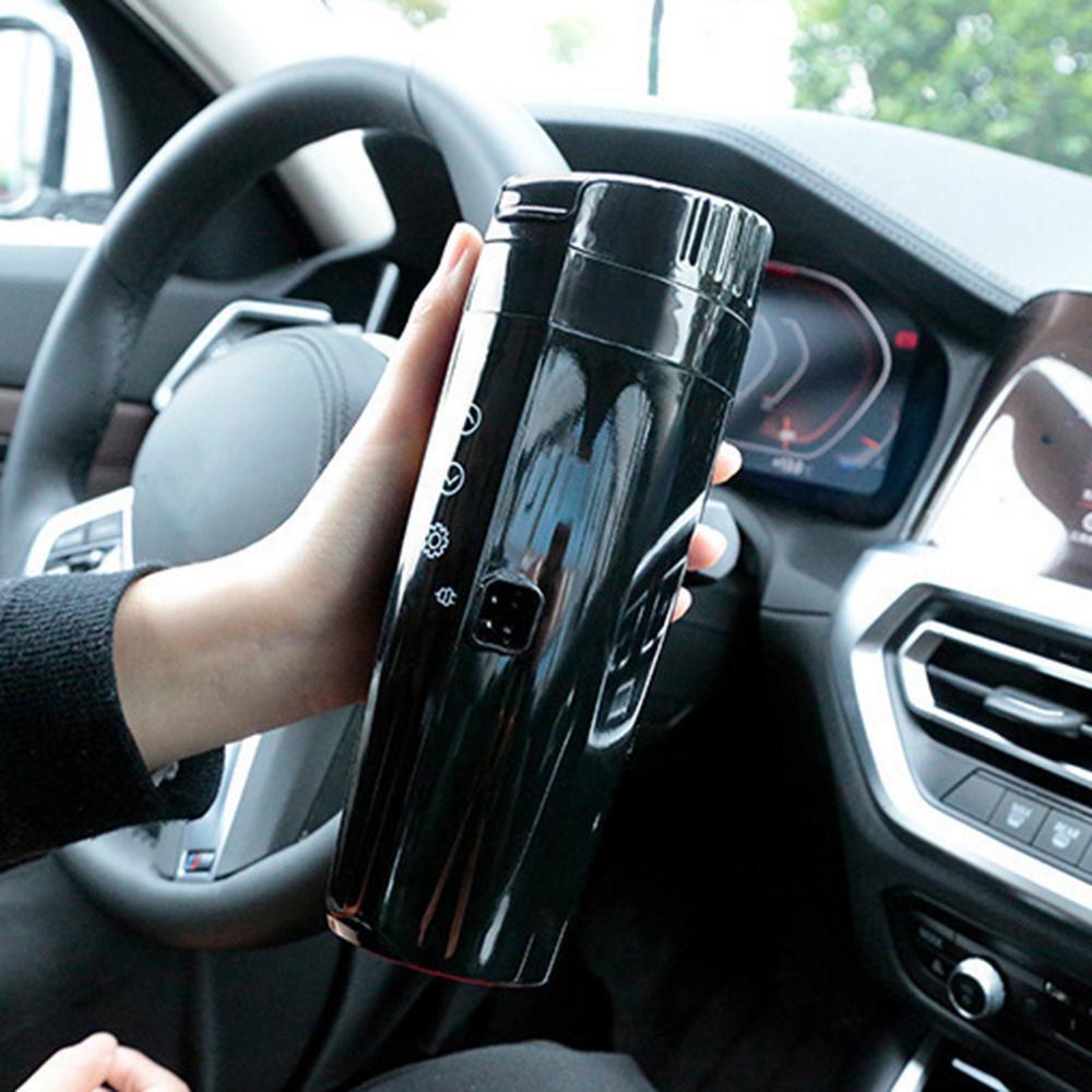 400ml Portable Car Heating Cup - đánh giá và giá Coffee Tea Display