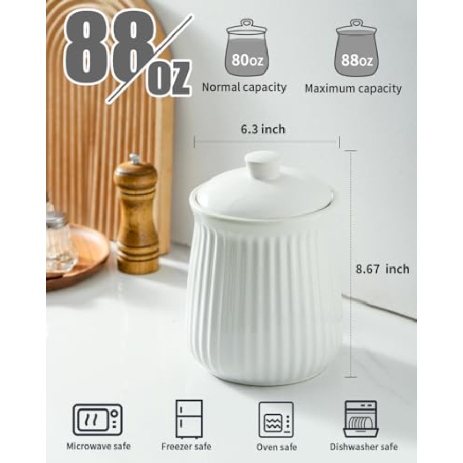 Food Storage Containers with L - đánh giá và giá Coffee Tea Jars