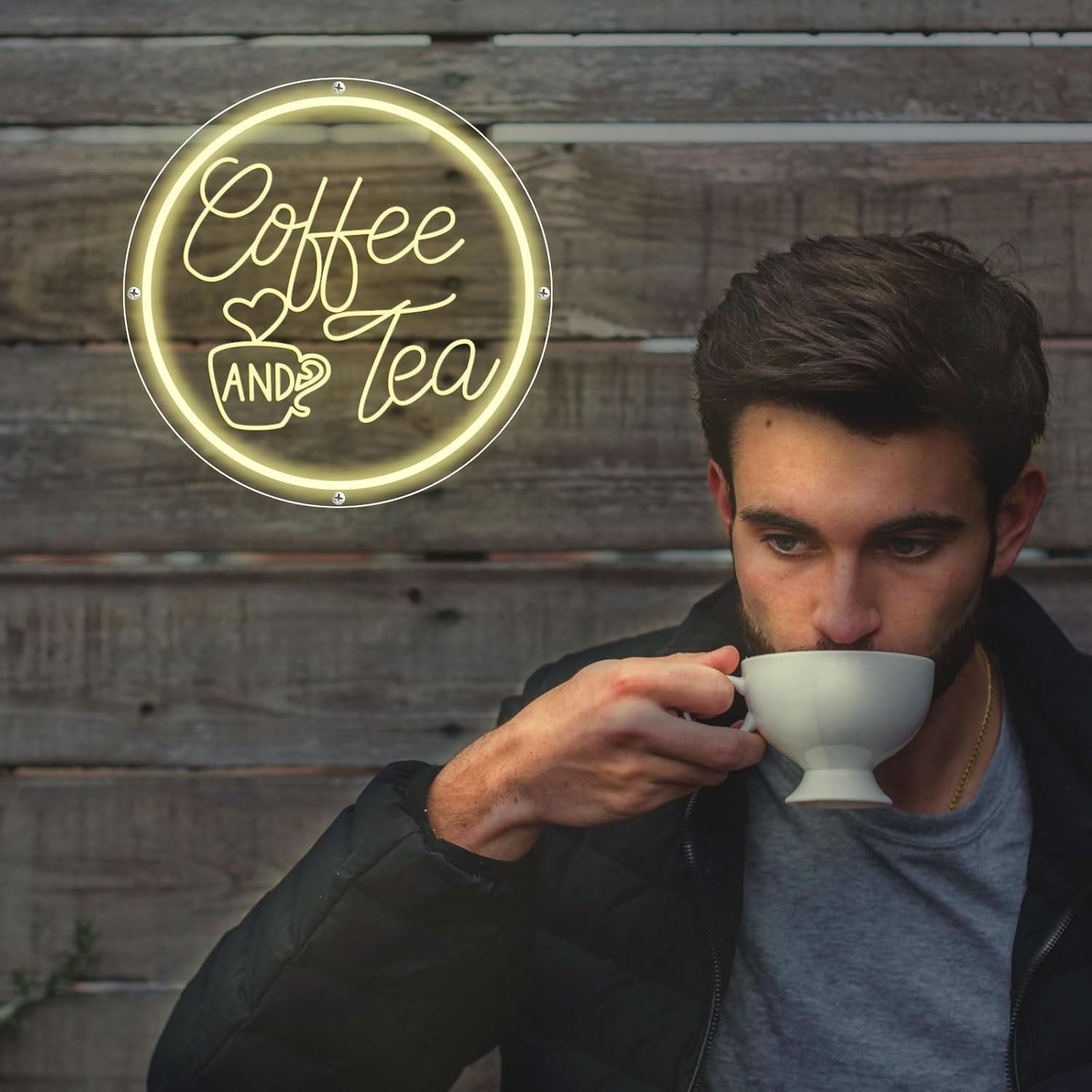 Coffee and Tea Neon Light Dimm - đánh giá và giá Coffee Tea Neon Sign