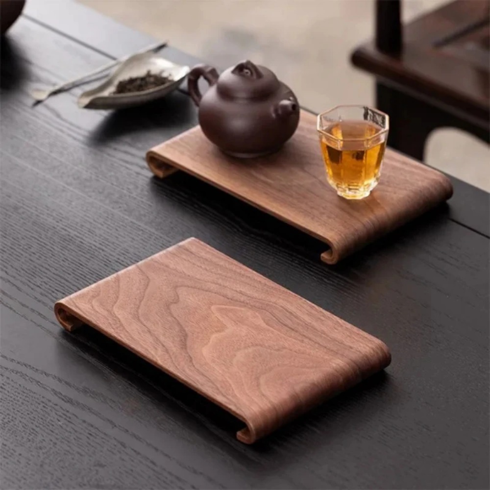 Wooden Coffee Tea Tray Rectang - đánh giá và giá Coffee Tea Display