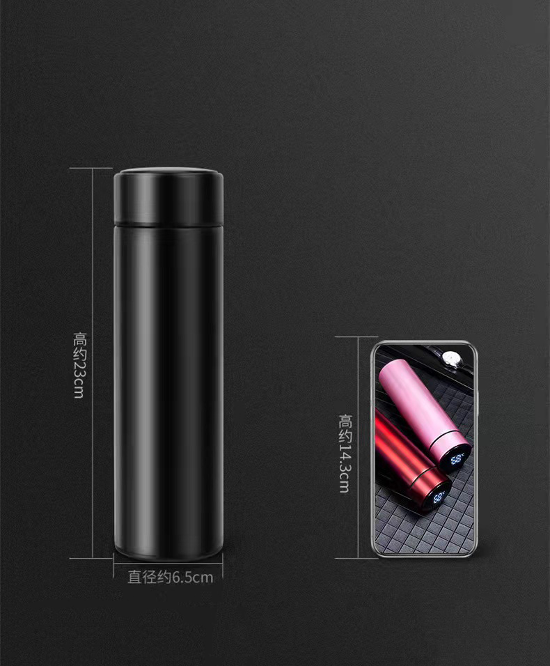 500ml Intelligent Car Thermos  - đánh giá và giá Coffee Tea Display