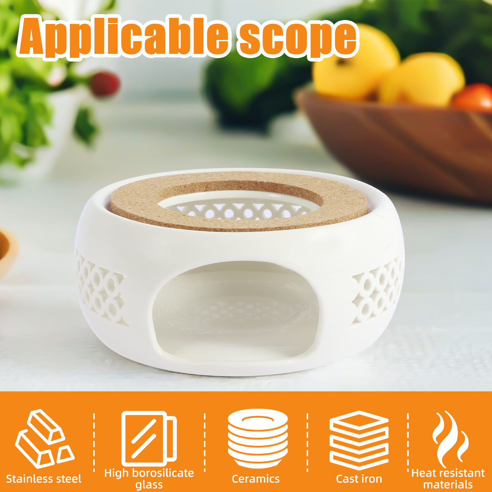 Ceramic Teapot Warmer Holder B - đánh giá và giá Coffee Tea Water Heater