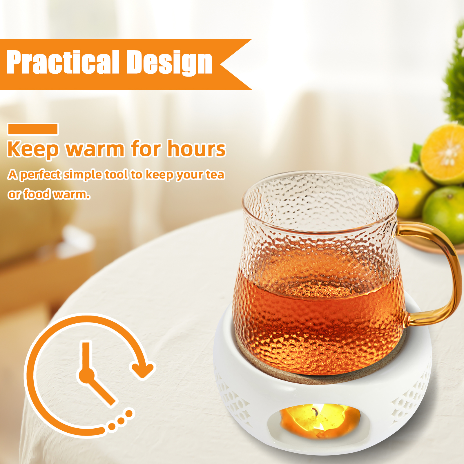 Ceramic Teapot Warmer Holder B - đánh giá và giá Coffee Tea Water Heater