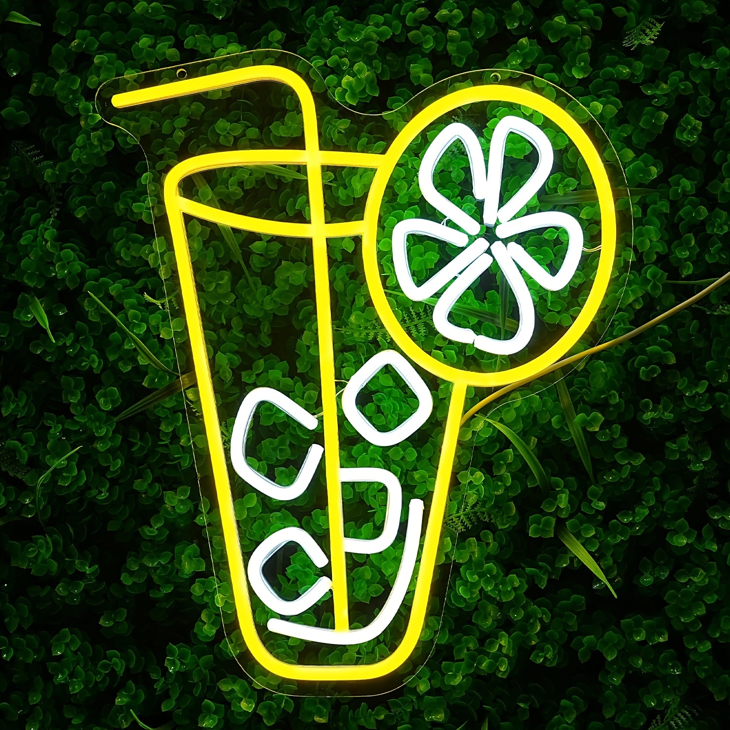 Lemon Tea Drink Neon Light LED - đánh giá và giá Coffee Tea Neon Sign
