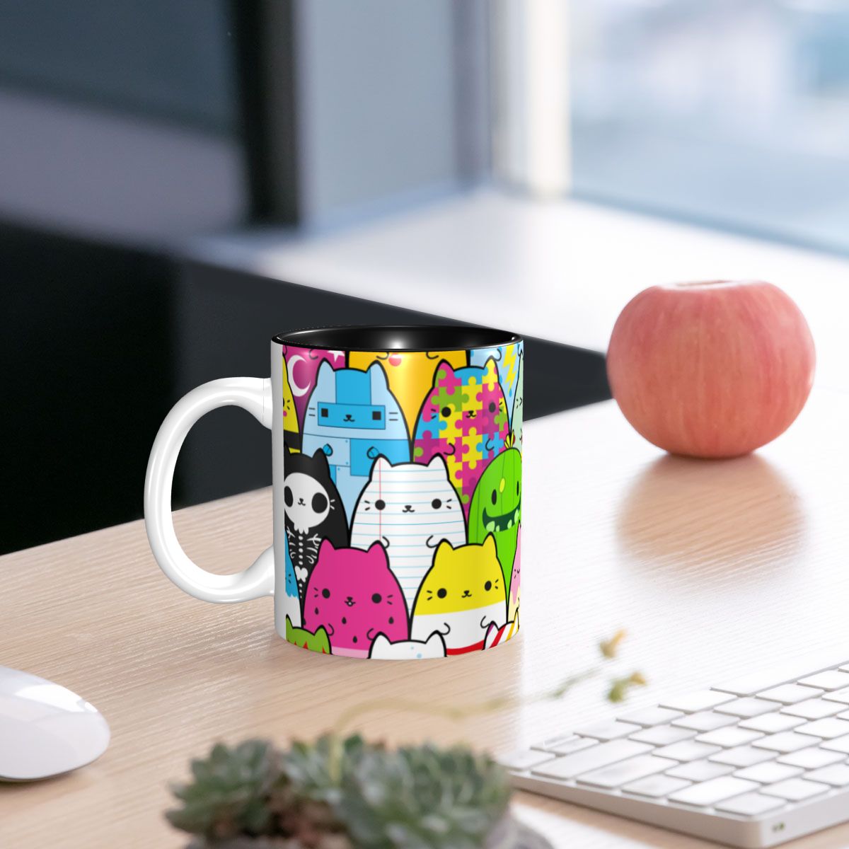 Cats Vs Pickles Mug Funny Cera - đánh giá và giá Coffee Vs Tea