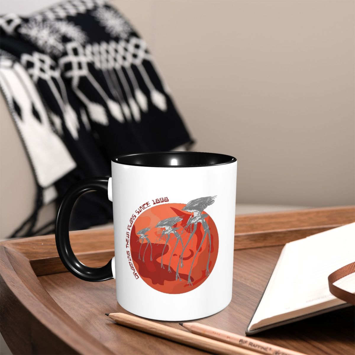War Of The Worlds Drawing Thei - đánh giá và giá Coffee Tea Drawing