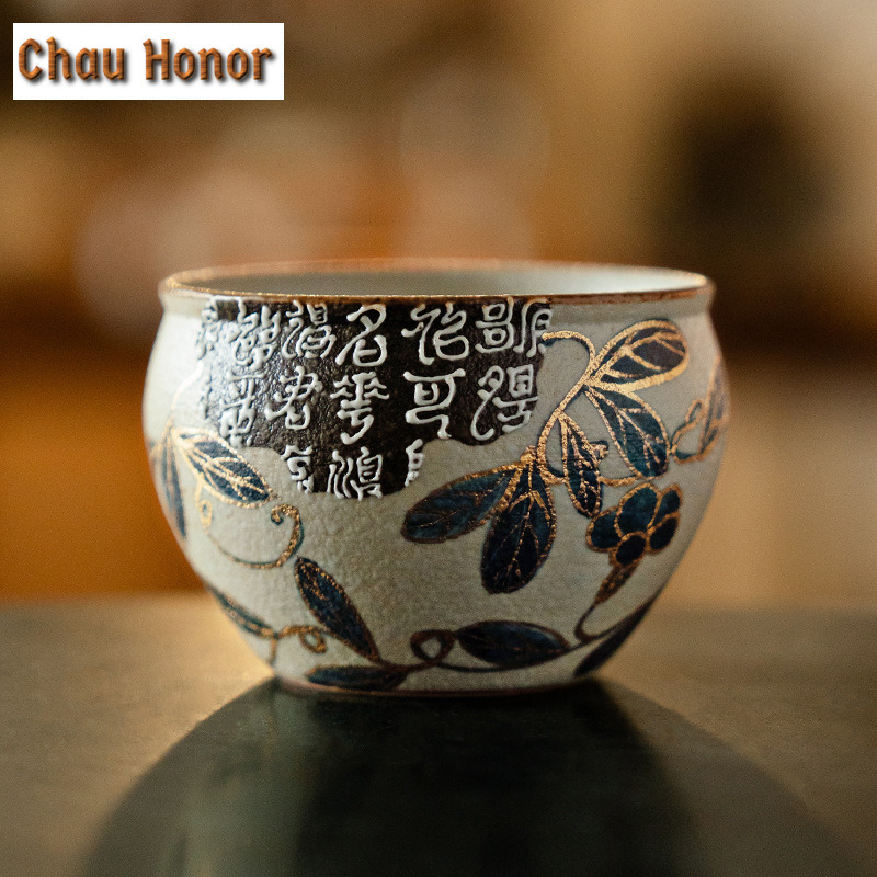 160ml Blue And White Flint Red - đánh giá và giá Coffee Tea Drawing
