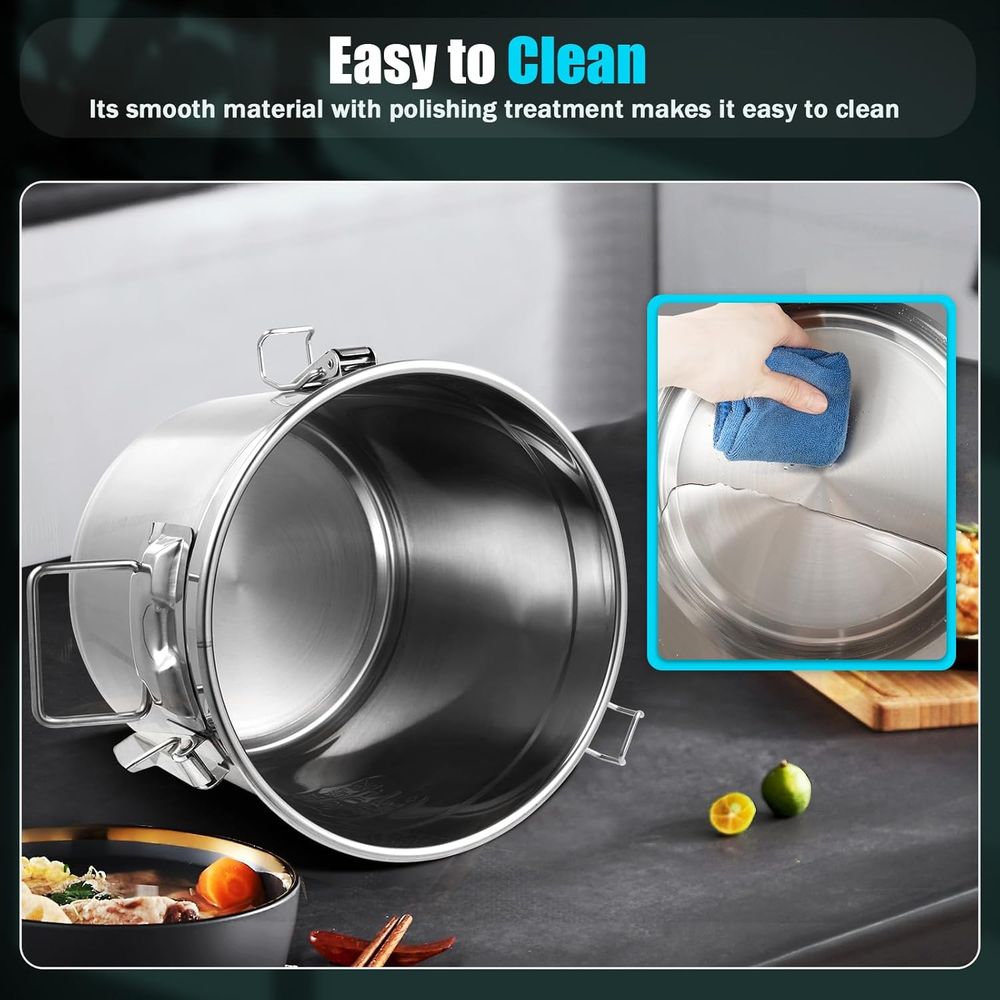 Stainless Steel Food Storage J - đánh giá và giá Coffee Tea Jars