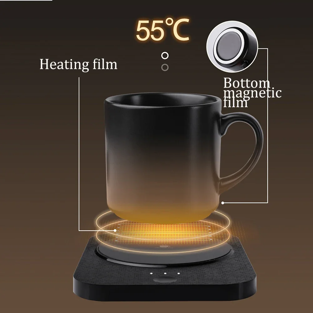 USB Wireless Charging Cup Warm - đánh giá và giá Coffee Tea Water Heater
