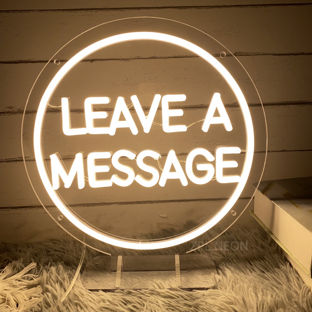 Leave A Message Led Neon Sign  - đánh giá và giá Coffee Tea Neon Sign