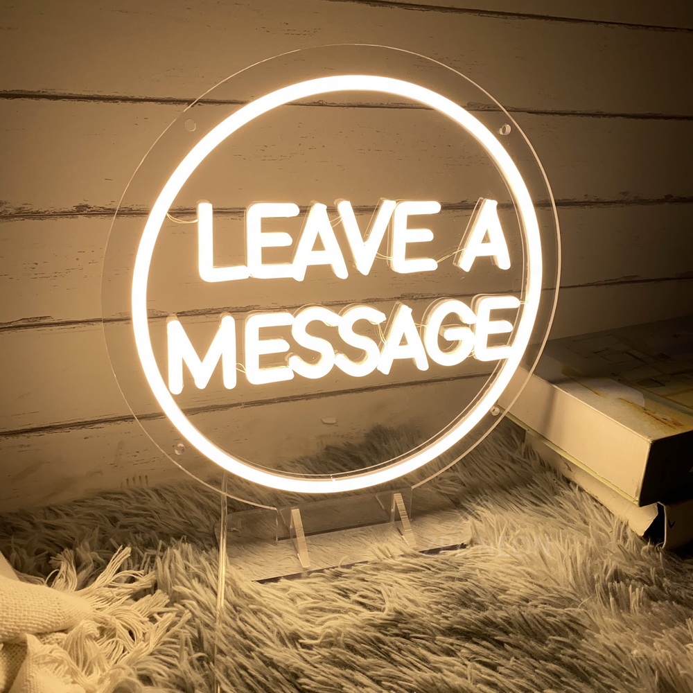 Leave A Message Led Neon Sign  - đánh giá và giá Coffee Tea Neon Sign