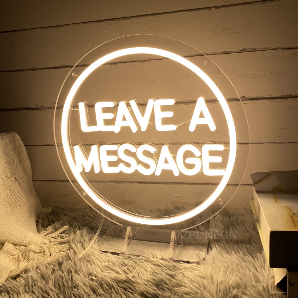 Leave A Message Led Neon Sign  - đánh giá và giá Coffee Tea Neon Sign