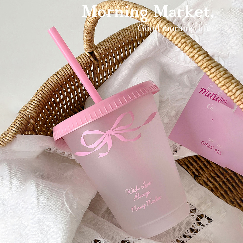 Kawaii Water Cup With Lid Stra - đánh giá và giá Coffee Tea Equipment