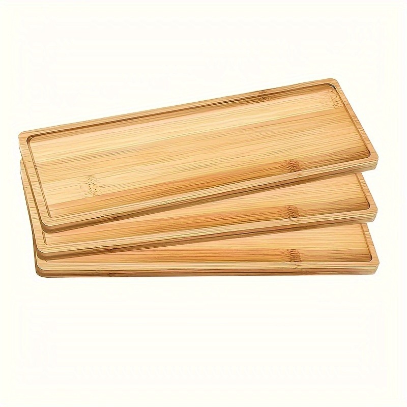 Bamboo Serving Tray, Round Tea - đánh giá và giá Coffee Tea Display
