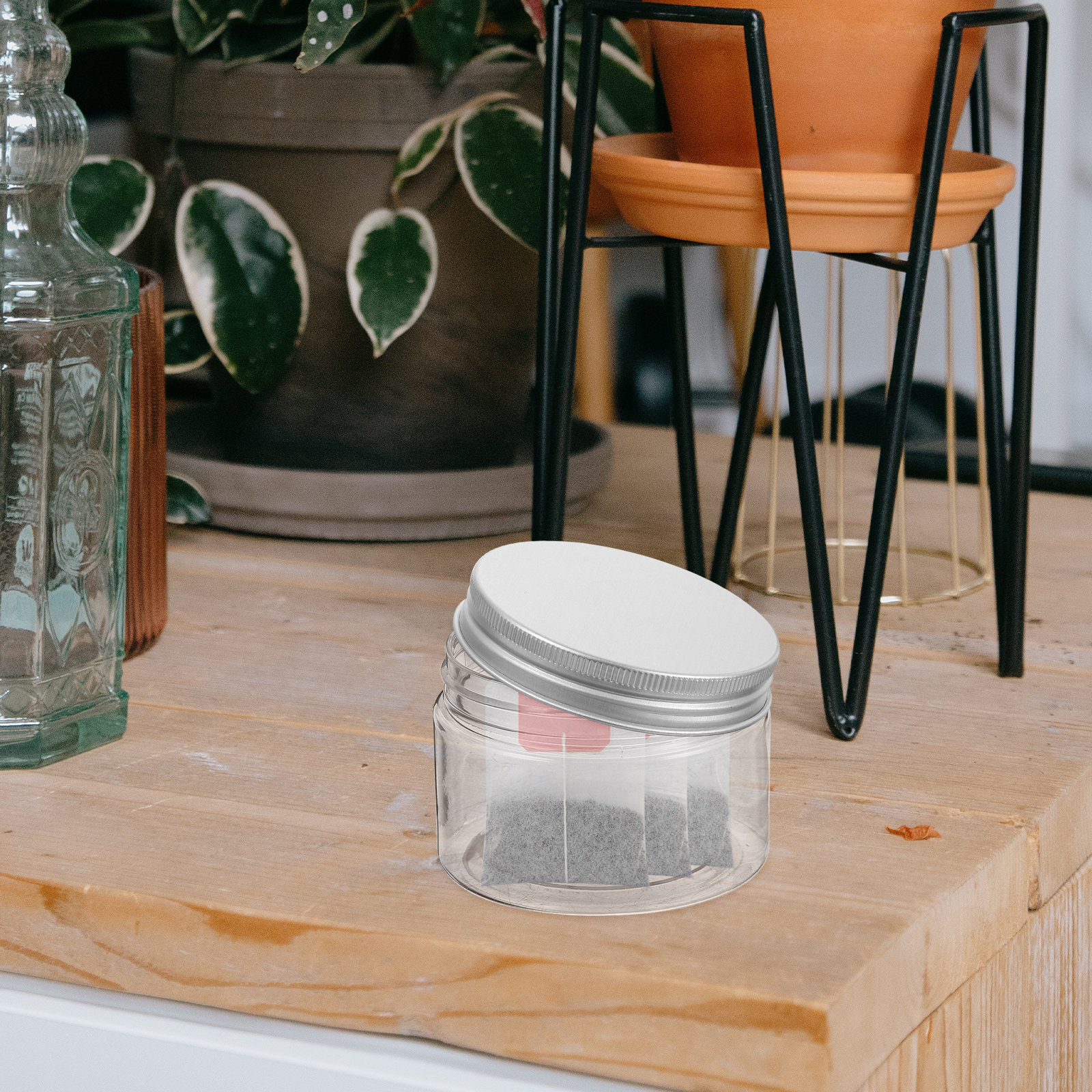 10Pcs Small Jars Food Storage  - đánh giá và giá Coffee Tea Jars