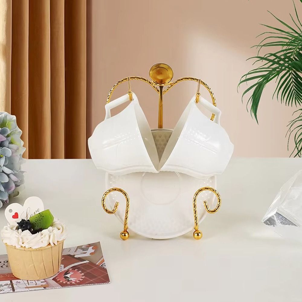 Durable Metal Cup and Saucer D - đánh giá và giá Coffee Tea Display