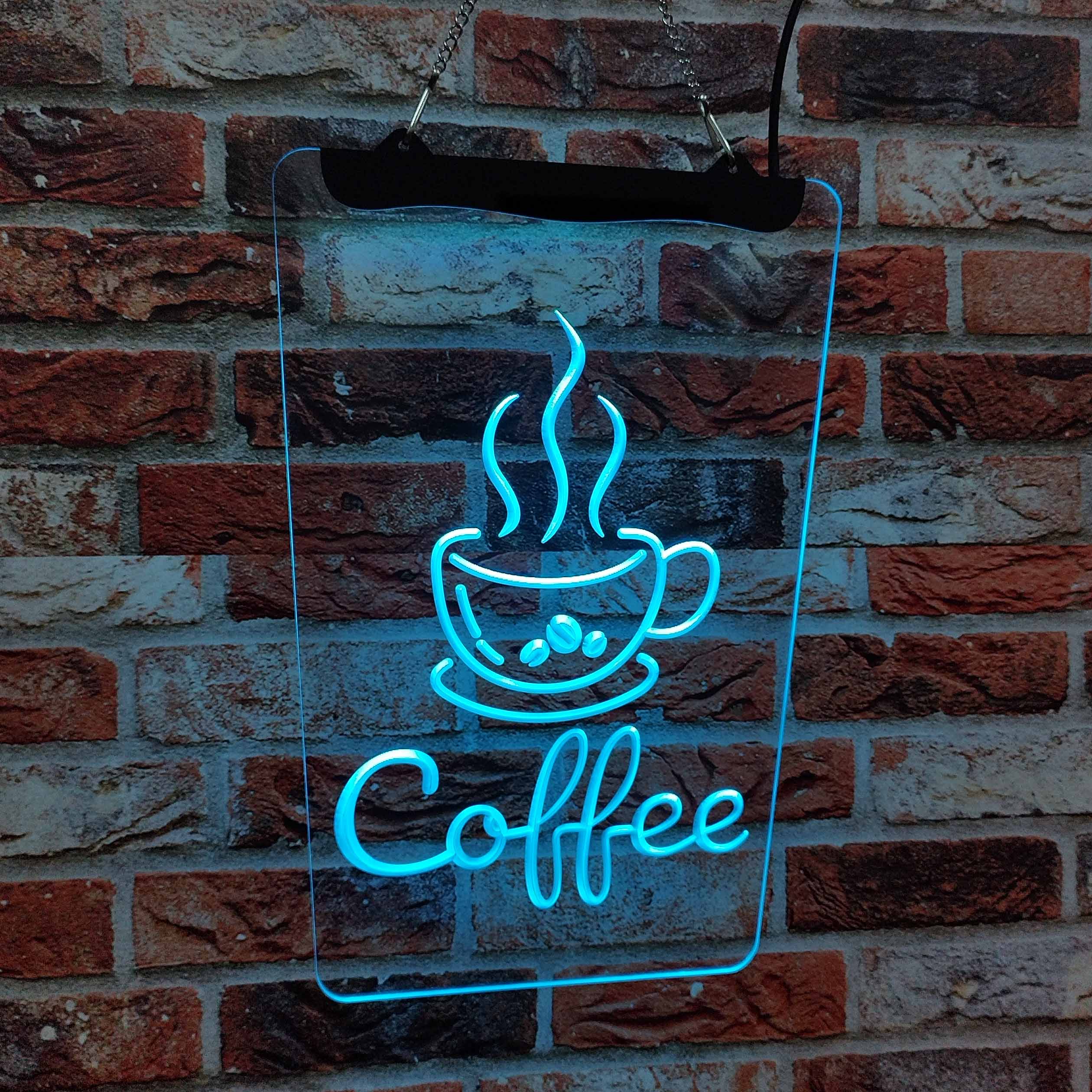Coffee milk tea shop cappuccin - đánh giá và giá Coffee Tea Neon Sign