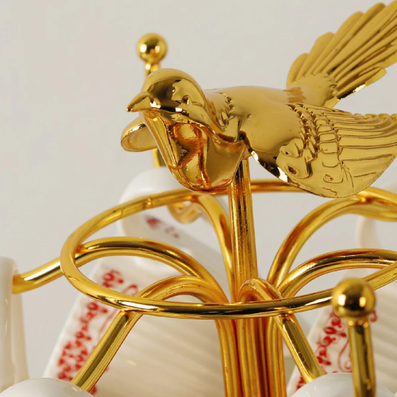European Gold Bird Coffee Cup  - đánh giá và giá Coffee Tea Display