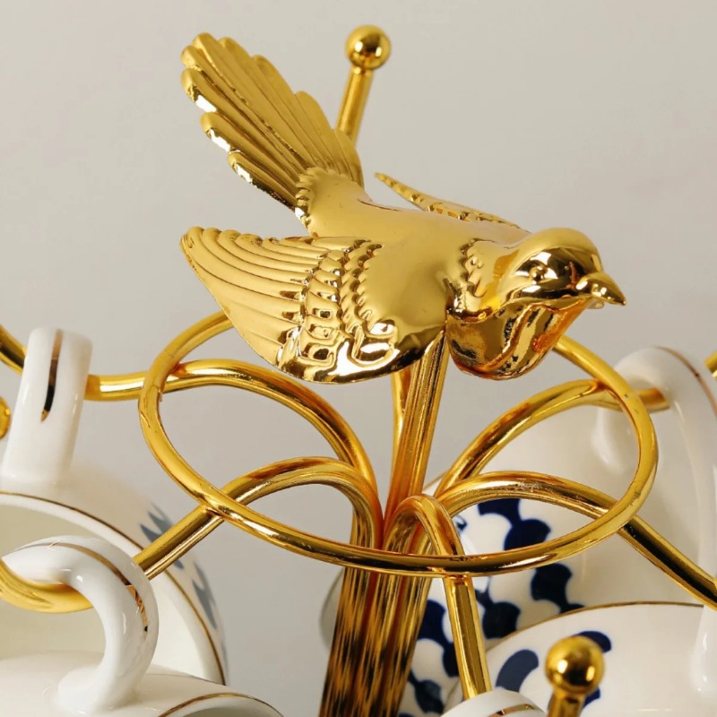 European Gold Bird Coffee Cup  - đánh giá và giá Coffee Tea Display